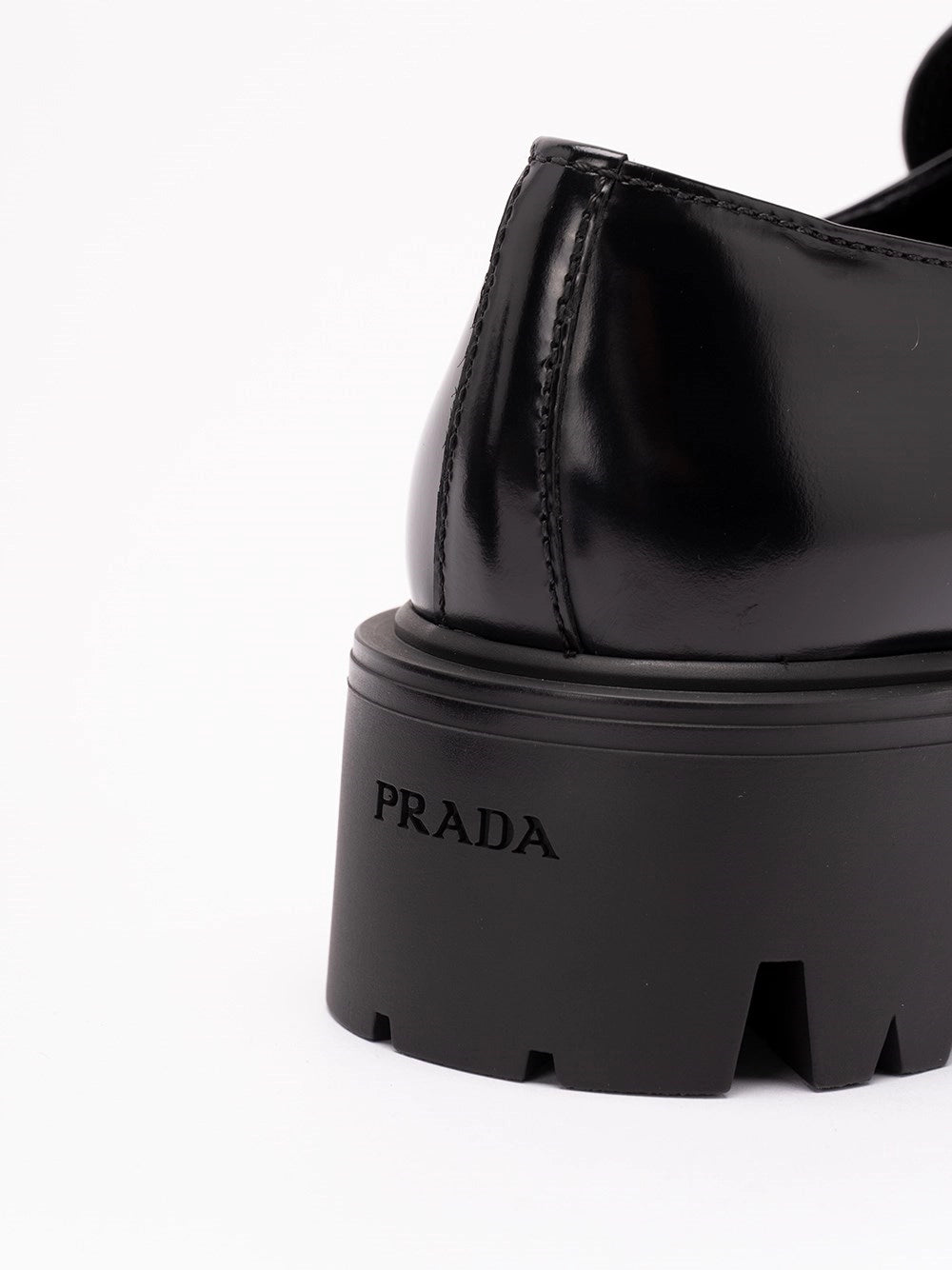 Prada Women Brushed Leather Loafers PRADA