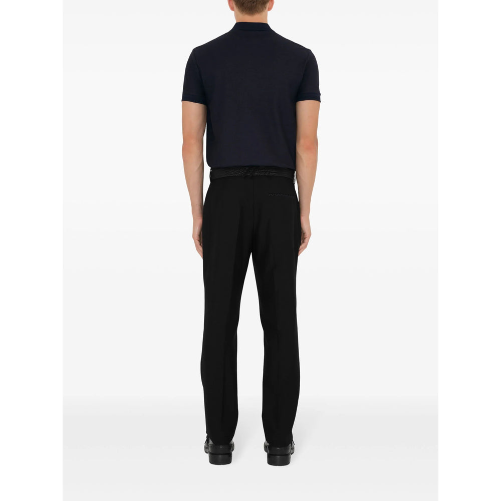 Burberry Blue Polo Shirts Men BURBERRY