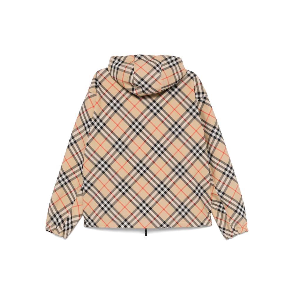 Burberry Neutrals Jackets - Hooded Jackets Men BURBERRY