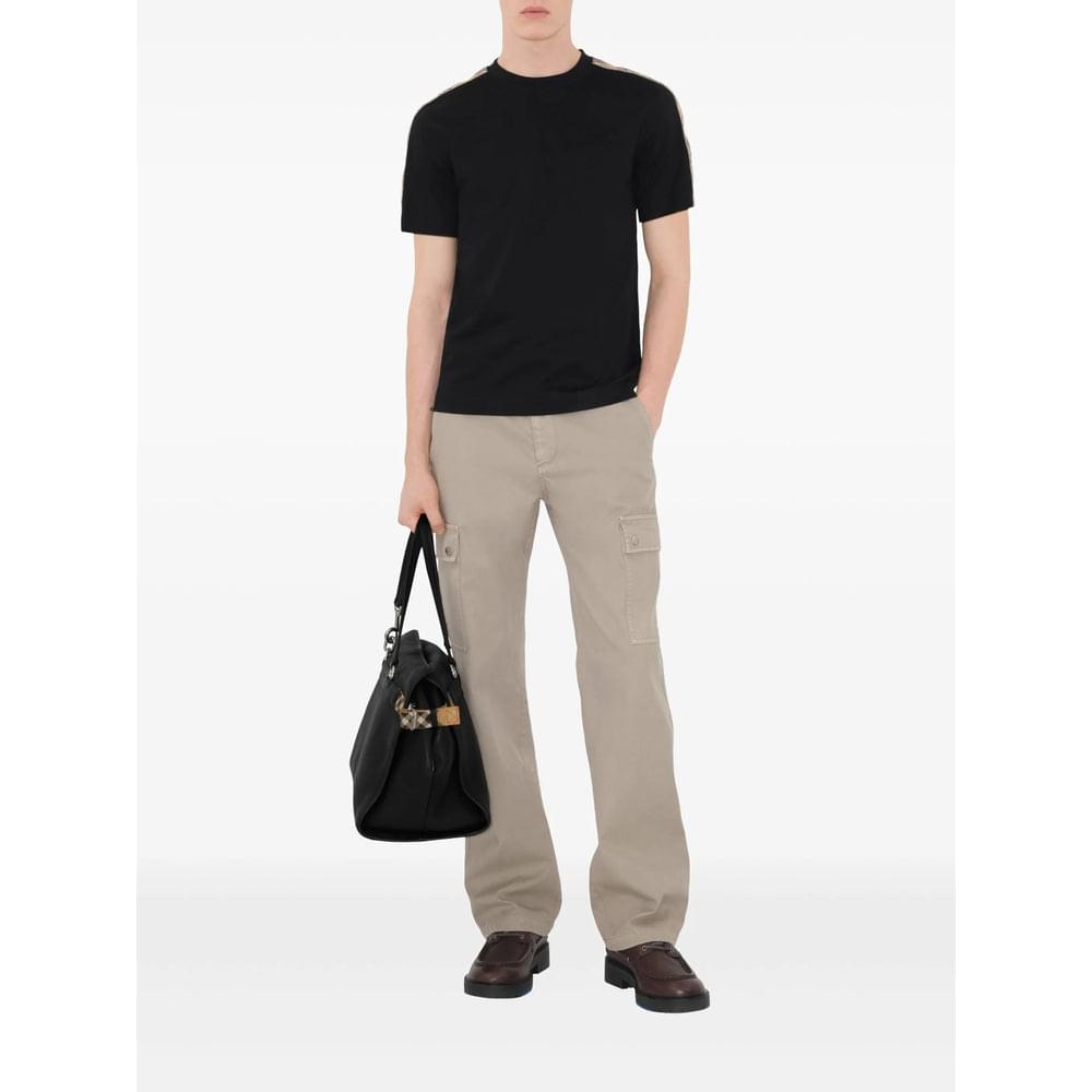 Burberry Black T-Shirts & Vests - T-Shirts Men BURBERRY