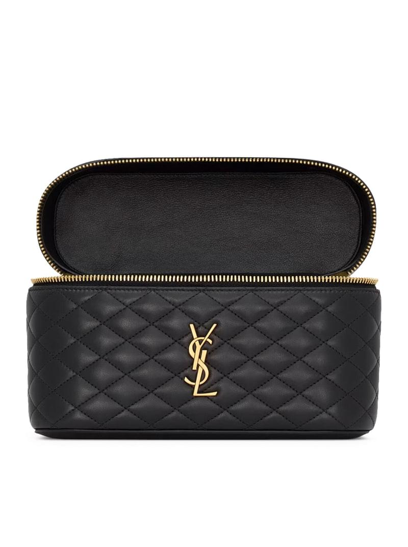 Saint Laurent Women Saint Laurent Women Gaby Large Lambskin Vanity Bag SAINT LAURENT