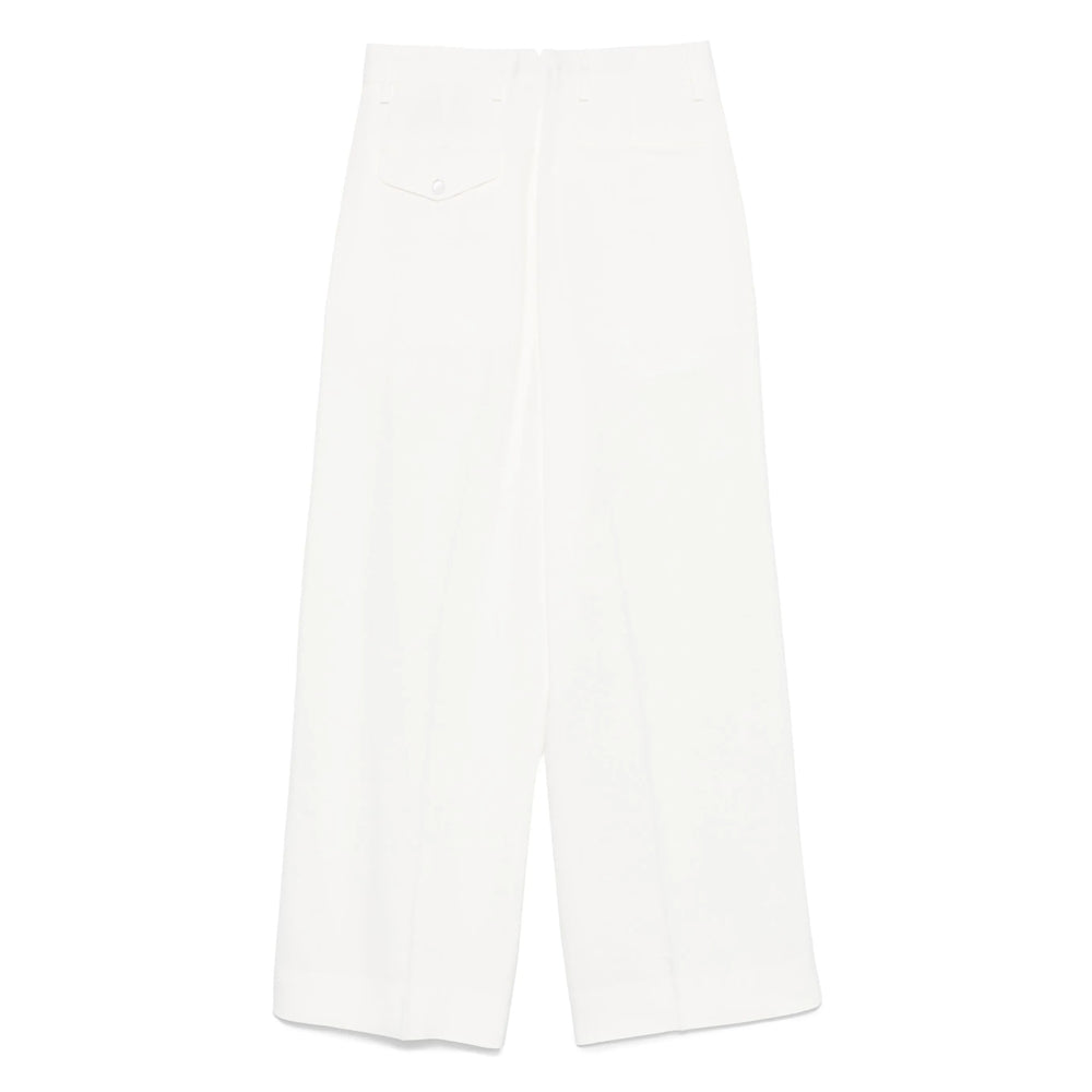 Ann Demeulemeester White Trousers - Straight Trousers Women ANN DEMEULEMEESTER