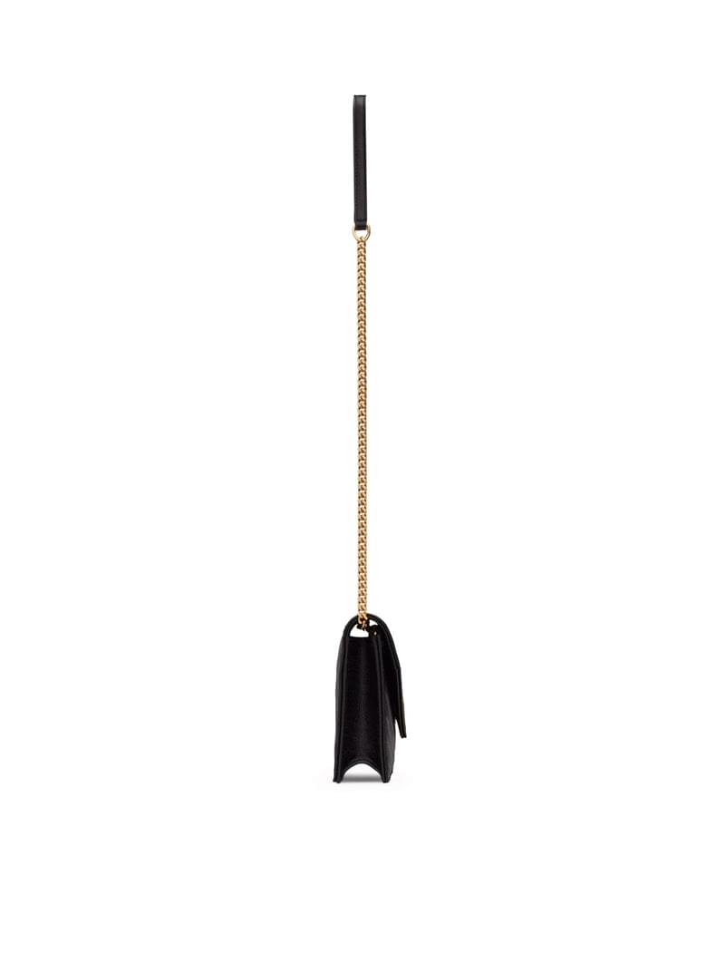 Saint Laurent Women Classic Cassandre Chain Envelope Clutch In Grain De Poudre Leather SAINT LAURENT
