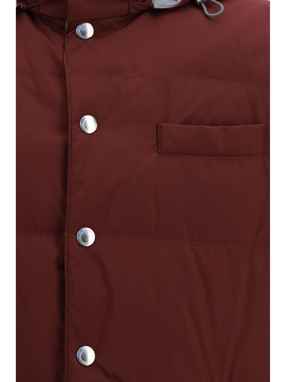 Brunello Cucinelli Men Sleeveless Hooded Gilet