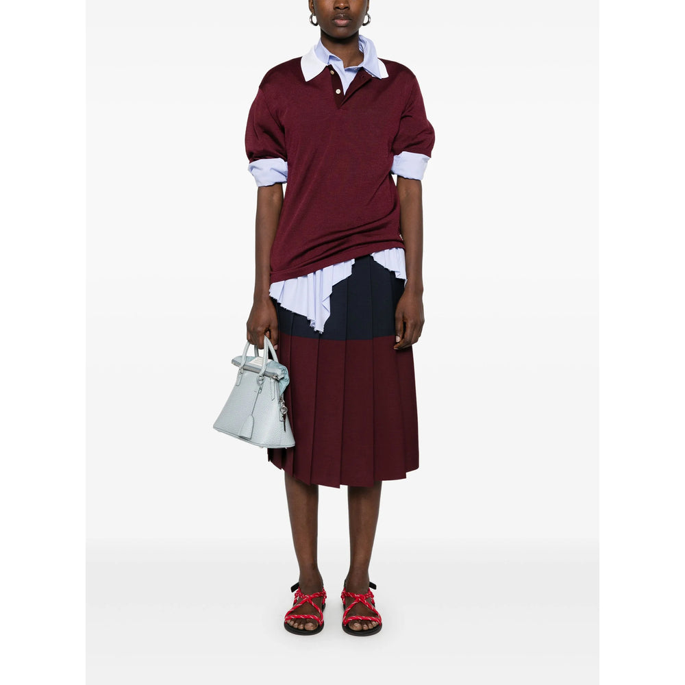 Miu Miu Purple Skirts - Pleated Skirts Women MIU MIU