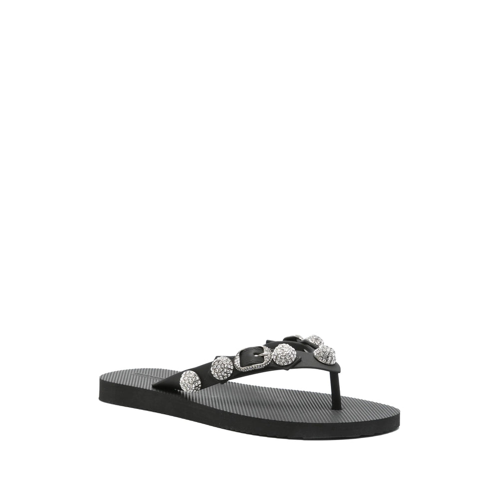 Balenciaga Black Flip-Flops & Slides Women BALENCIAGA