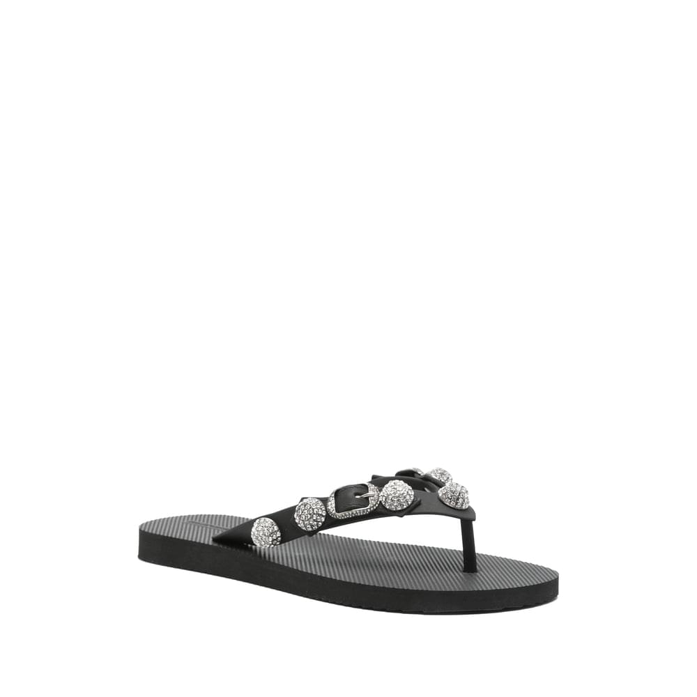 Balenciaga Black Flip-Flops & Slides Women BALENCIAGA