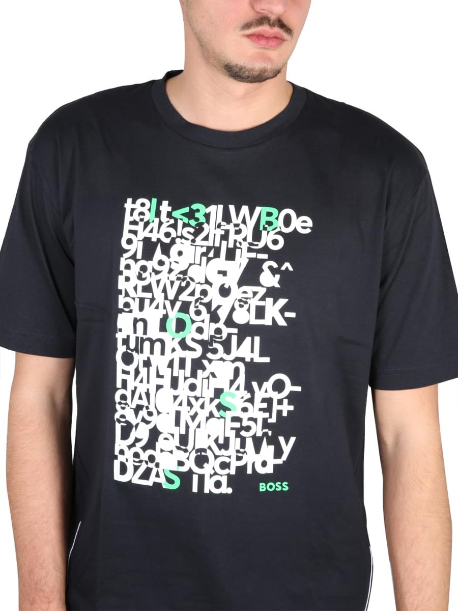 Boss Men Logo Print T-Shirt BOSS