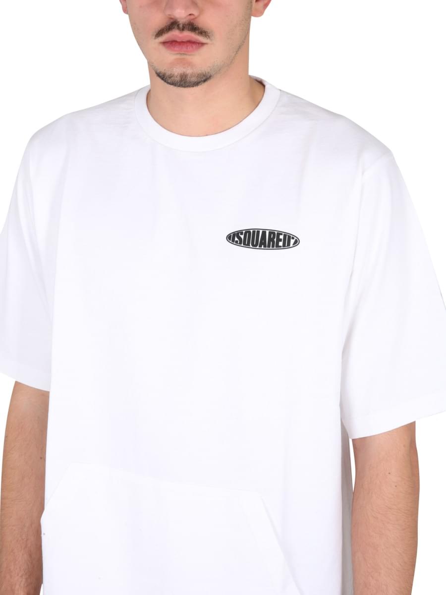 Dsquared Men Surf Board Skater T-Shirt DSQUARED2