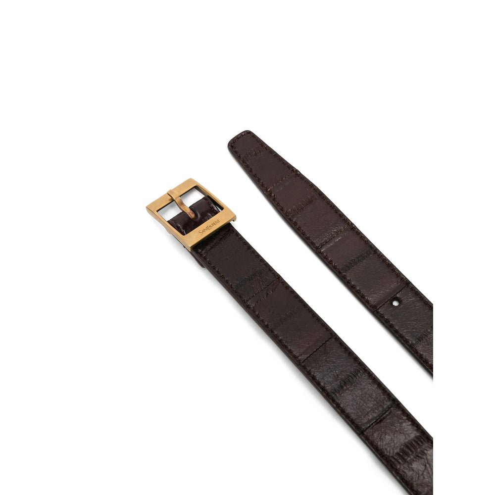 Saint Laurent Brown Belts Women SAINT LAURENT