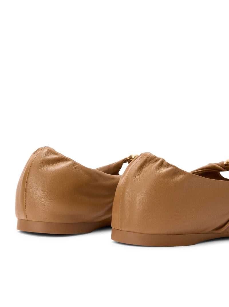 Loewe Women Pebble Ballerinas In Lambskin Nappa LOEWE