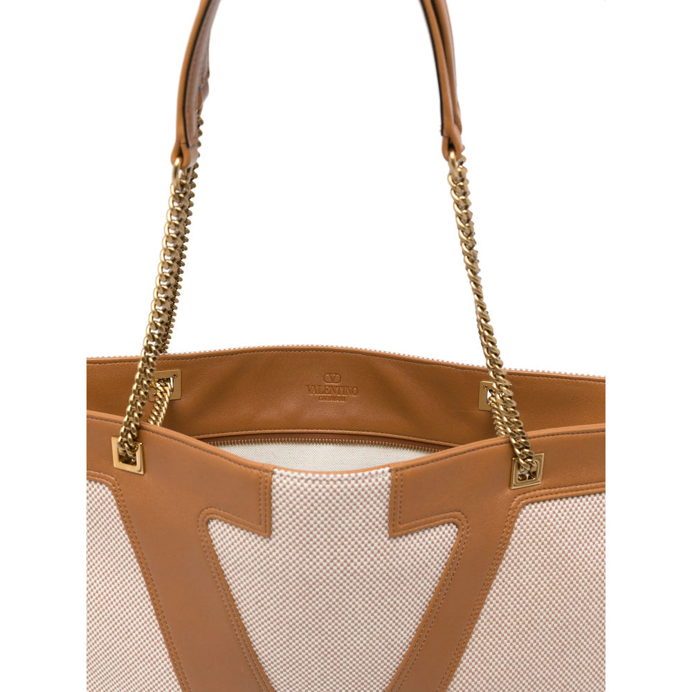 Valentino Garavani Brown Shoulder Bags Men VALENTINO GARAVANI