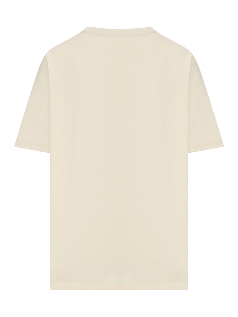Valentino Garavani Women Embroidered Cotton T-Shirt VALENTINO GARAVANI