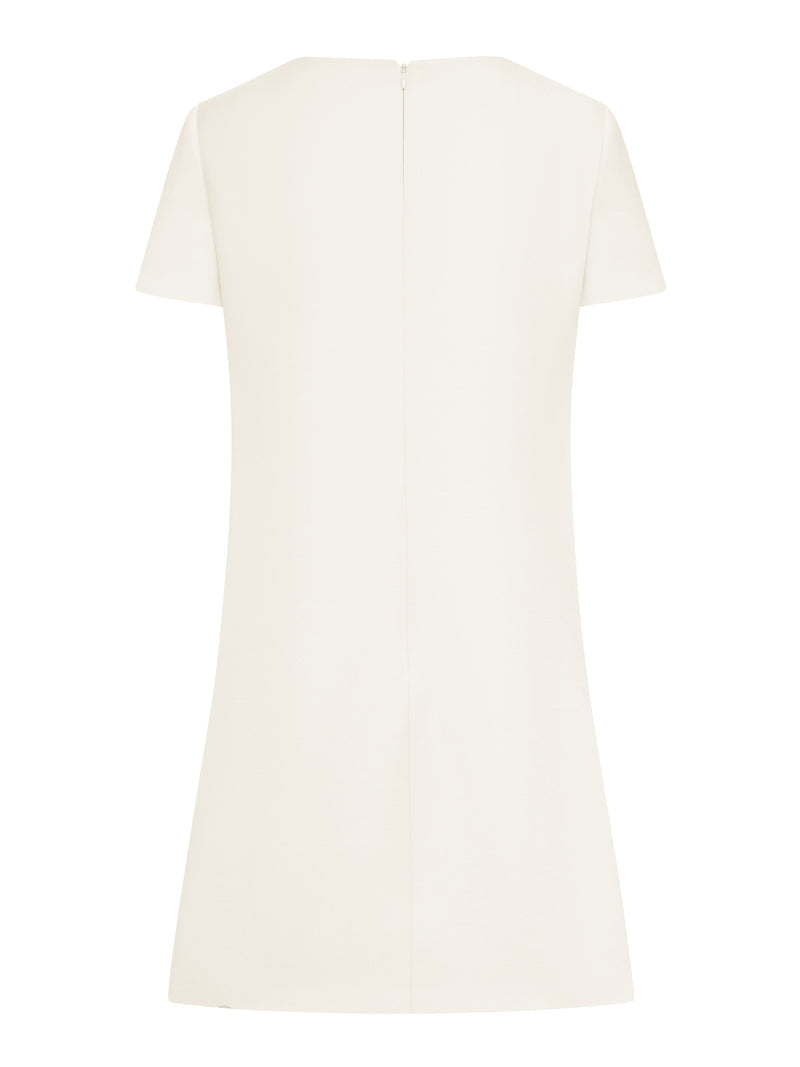 Valentino Garavani Women Crepe Mini Dress With Bow Detail VALENTINO GARAVANI