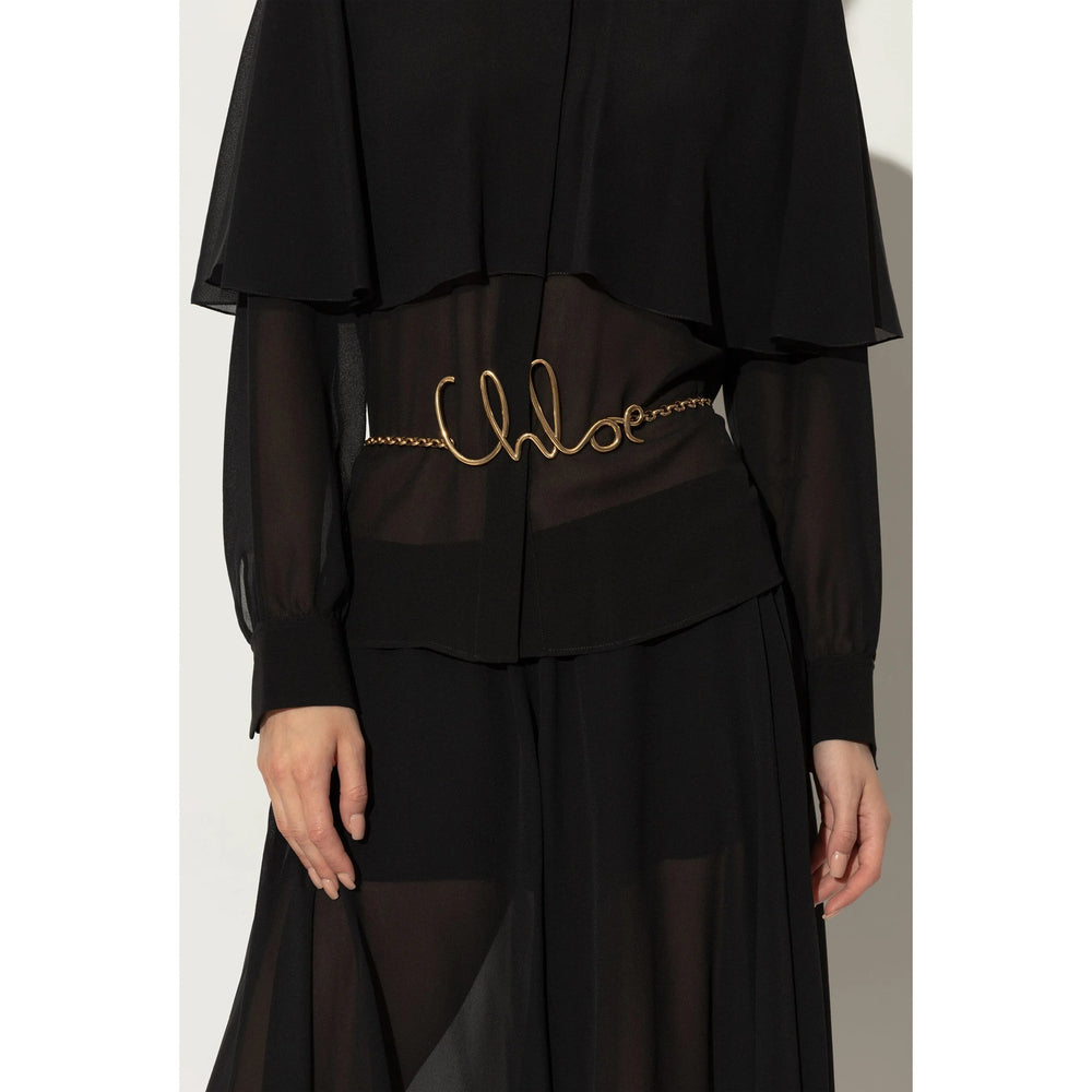 Chloé Gold Belts Women Women CHLOE