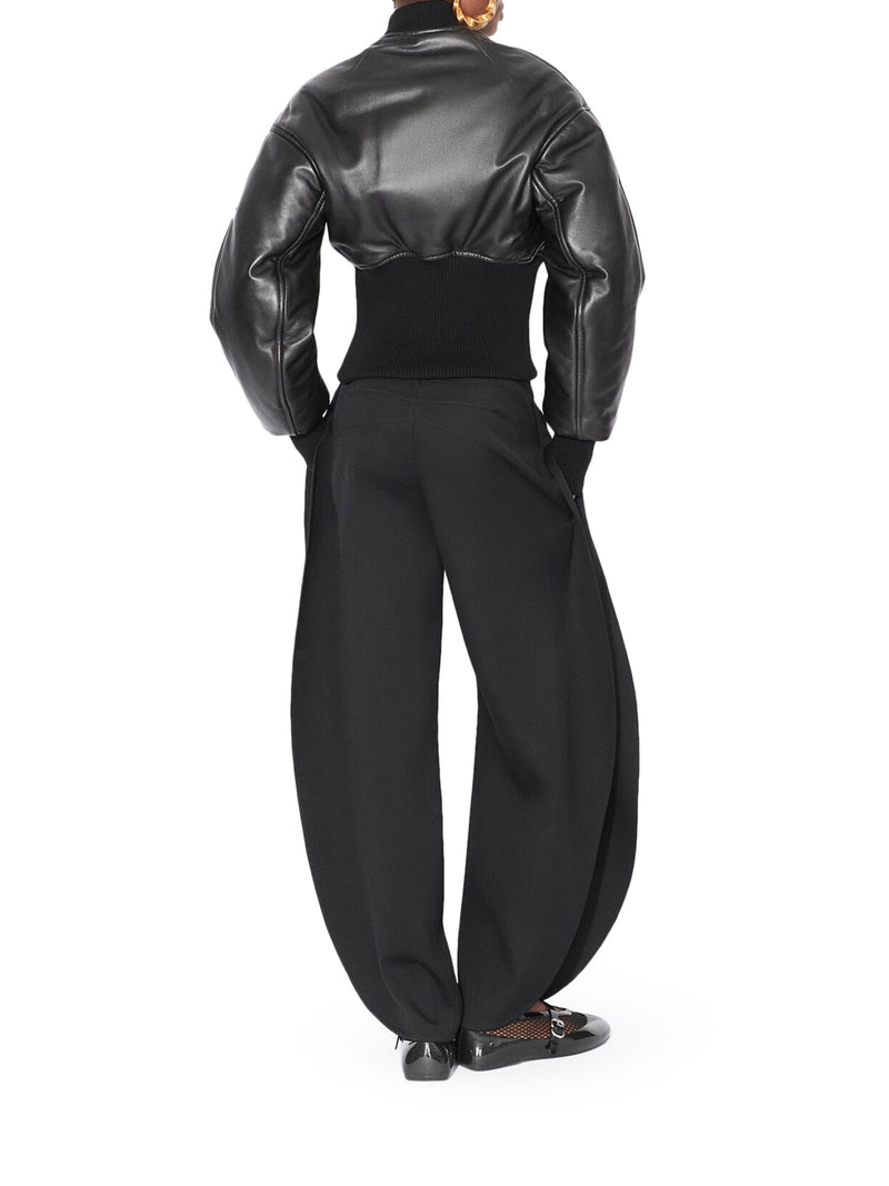 Alaia Women Petal Wool Trousers ALAIA