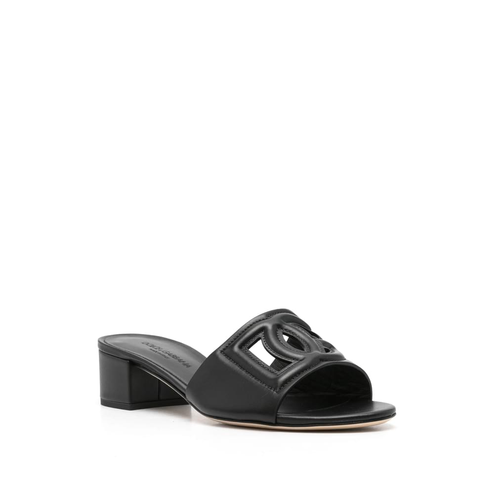 Dolce & Gabbana Black Mules Women DOLCE & GABBANA