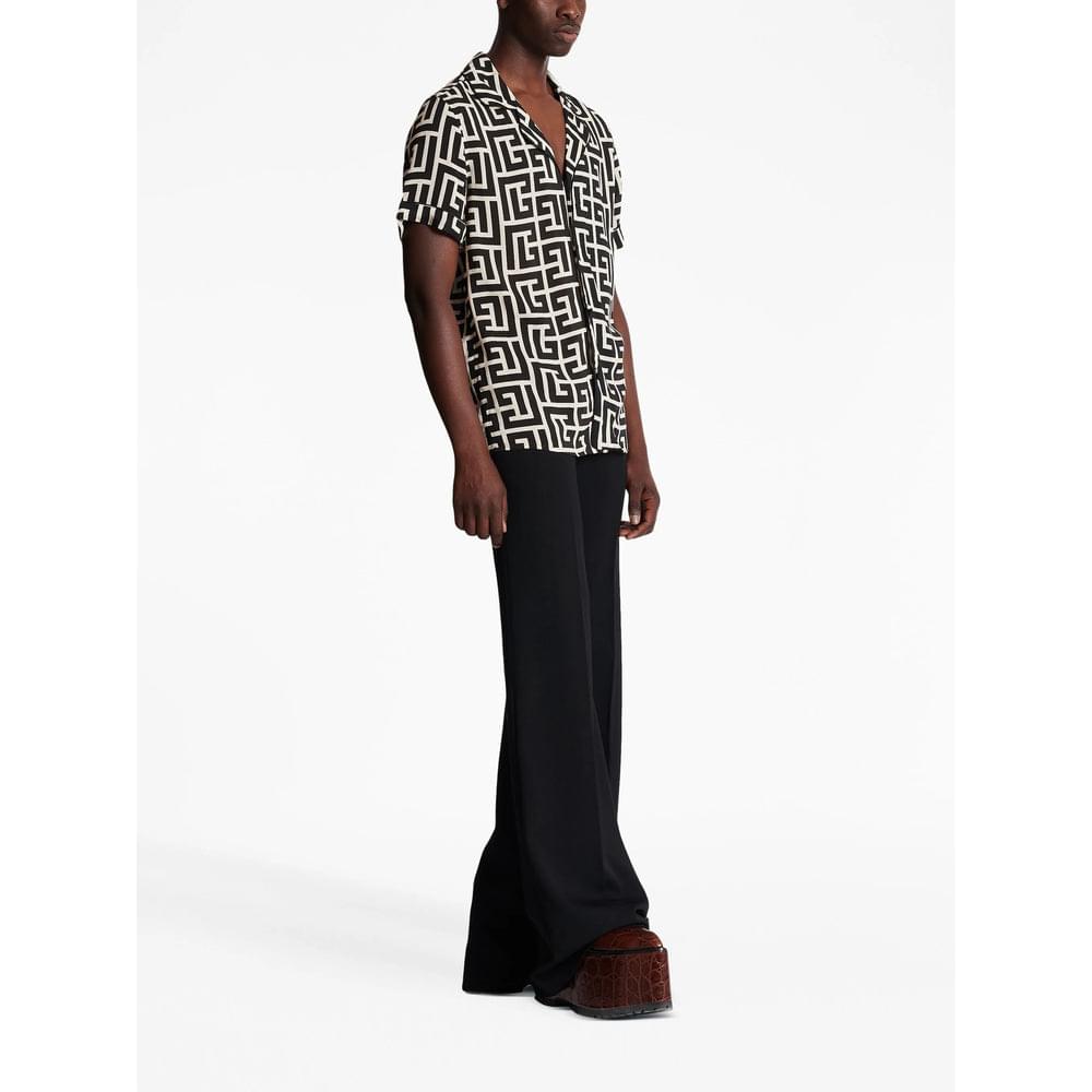 Balmain Black Shirts Men BALMAIN