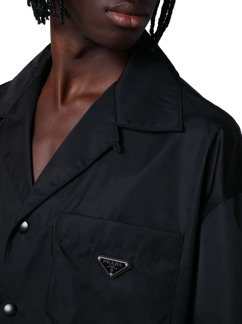 Prada Men Short-Sleeved Re-Nylon Shirt PRADA