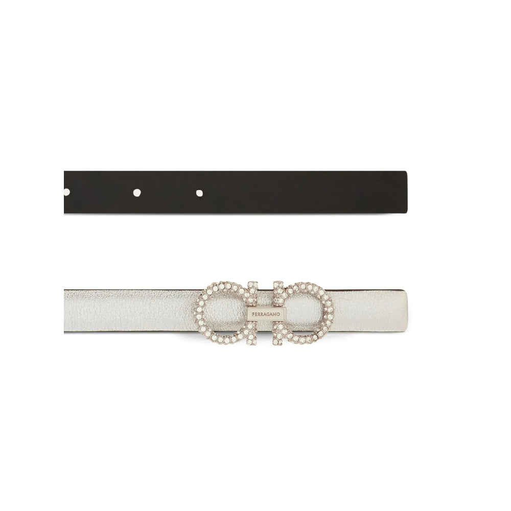 Ferragamo Silver Belts Women FERRAGAMO
