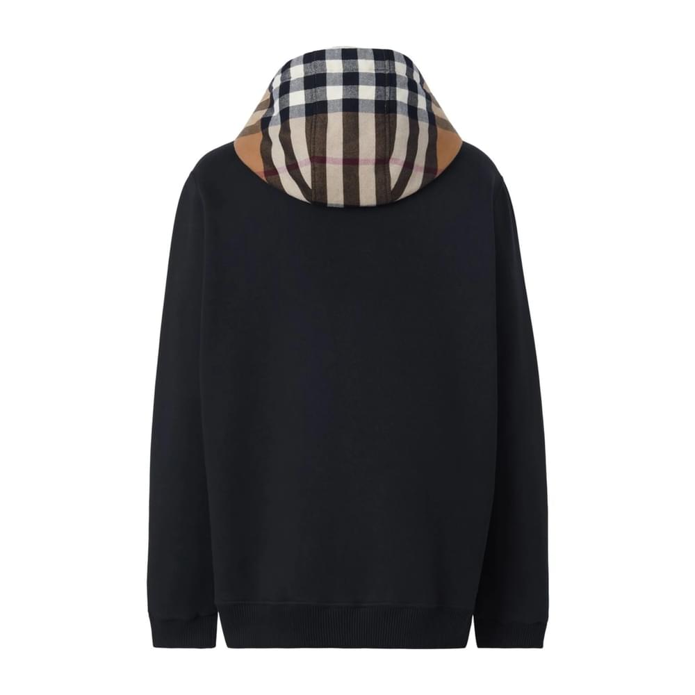 Burberry Black Sweaters & Knitwear - Hoodies Men BURBERRY
