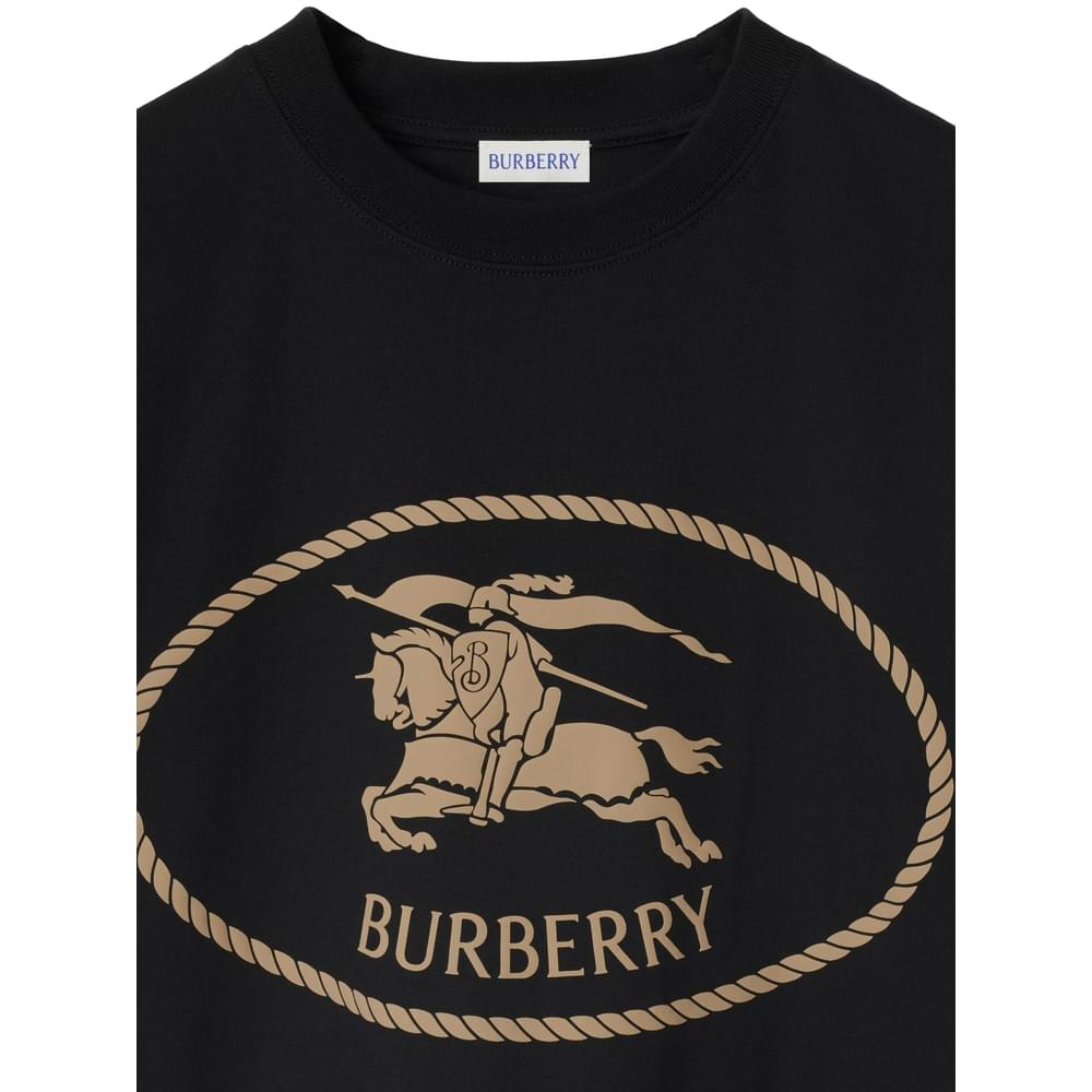 Burberry Black T-Shirts & Vests - T-Shirts Men BURBERRY