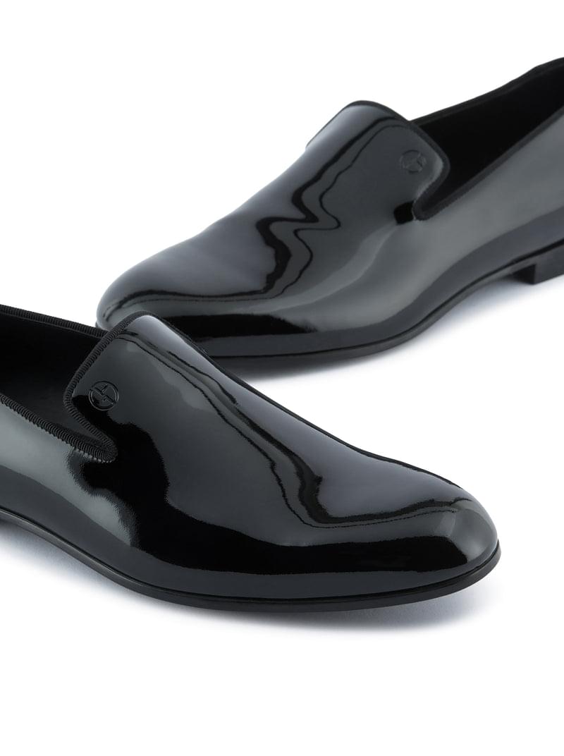 Giorgio Armani Men Patent Leather Loafers GIORGIO ARMANI