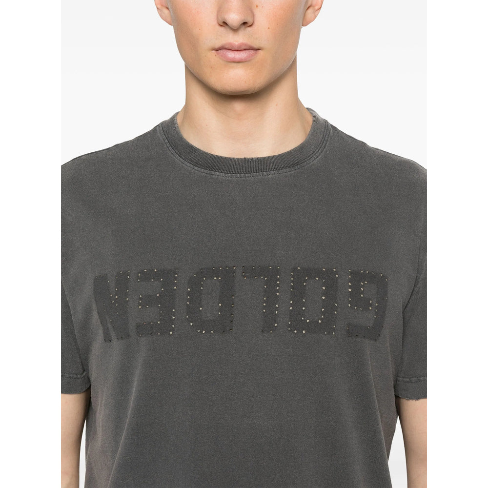 Golden Goose Grey T-Shirts & Vests - T-Shirts Men GOLDEN GOOSE