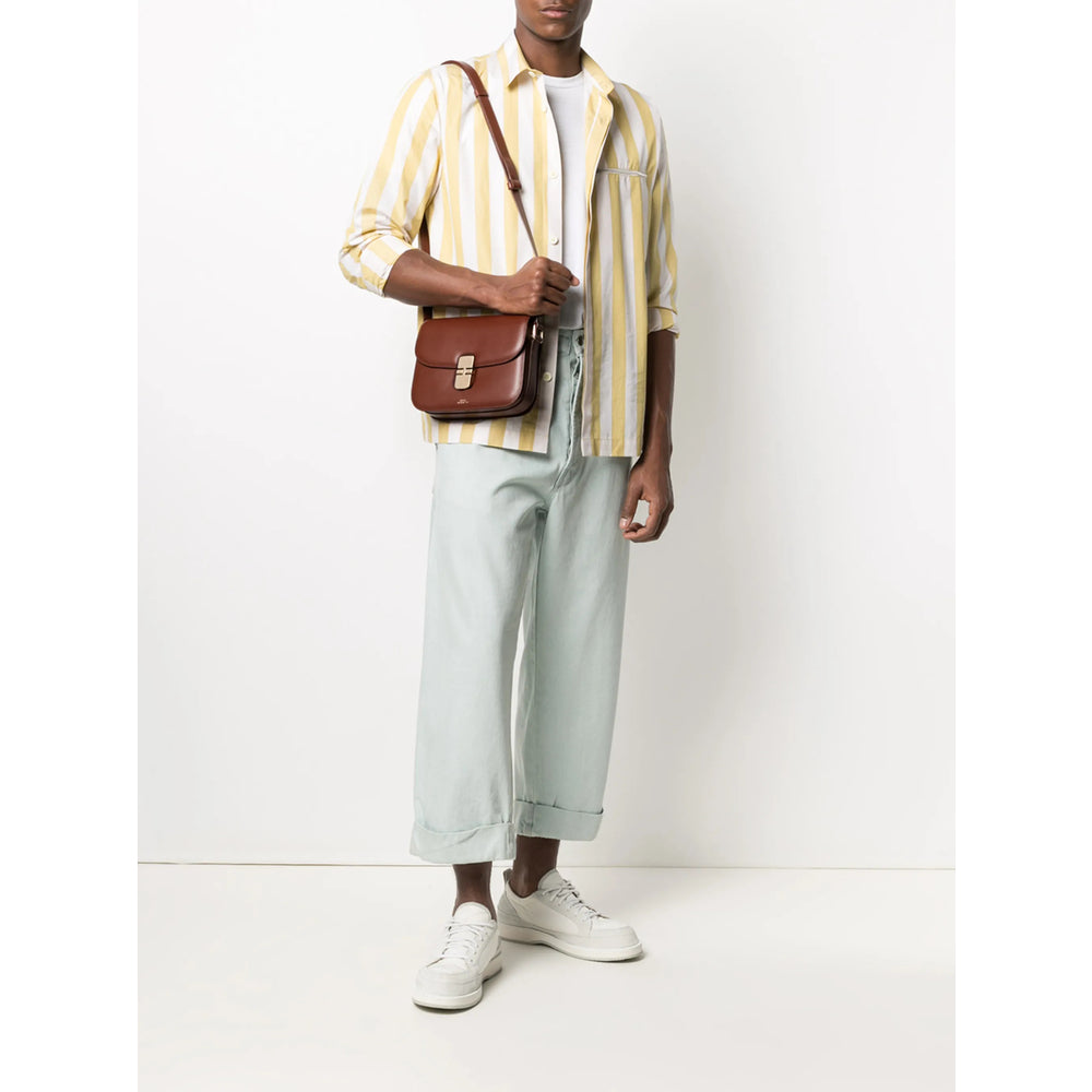 A.P.C. Brown Shoulder Bags Men A.P.C.