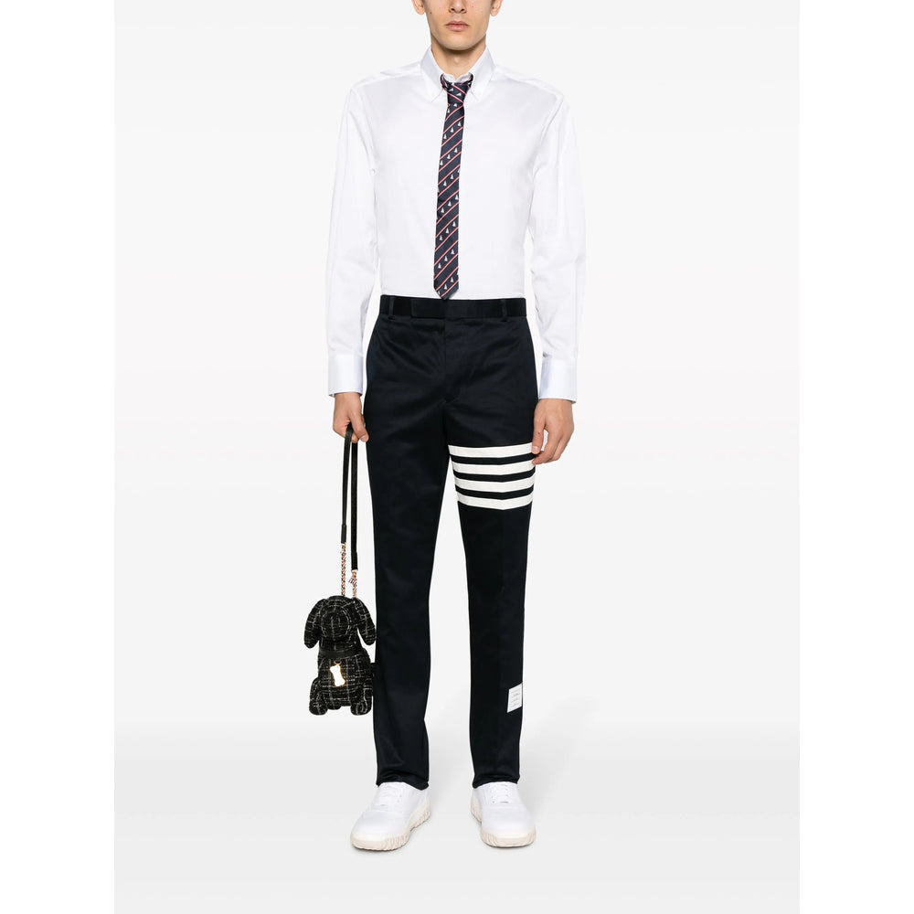 Thom Browne Blue Trousers - Chinos Men THOM BROWNE