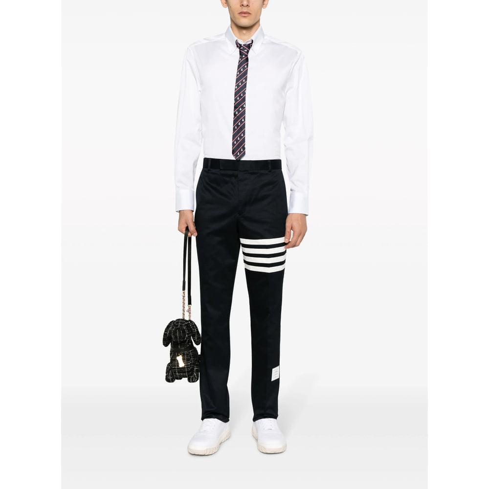 Thom Browne Blue Trousers - Chinos Men THOM BROWNE