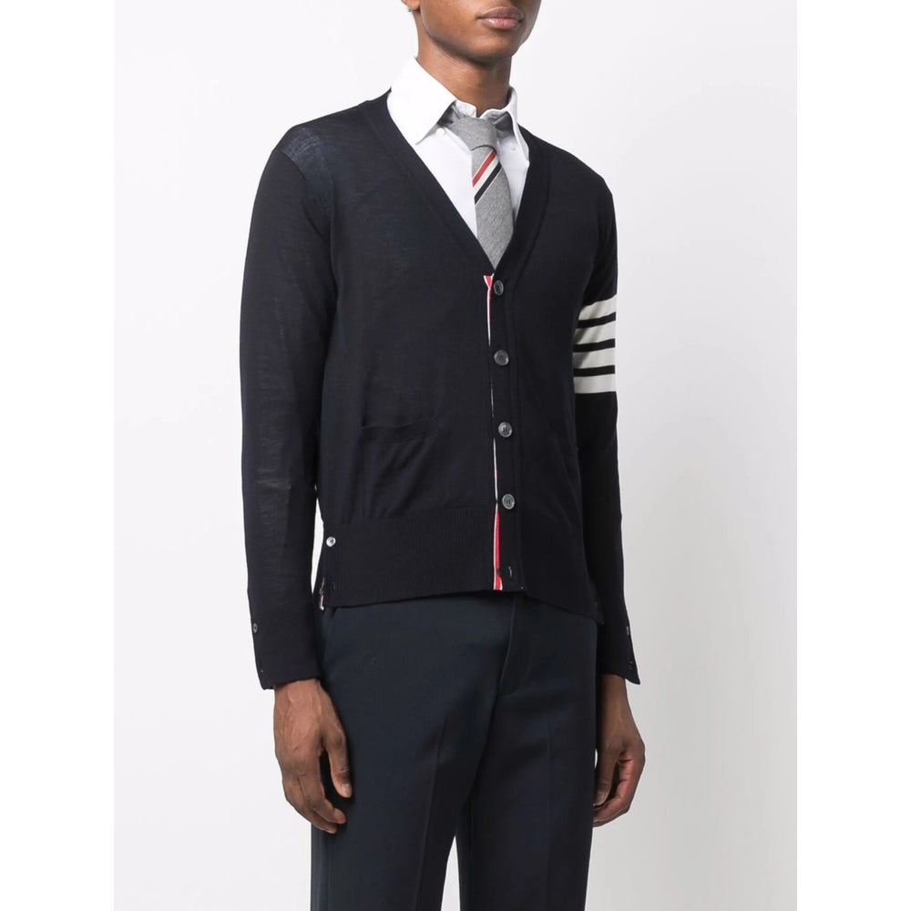 Thom Browne Blue Sweaters & Knitwear - Cardigans Men THOM BROWNE