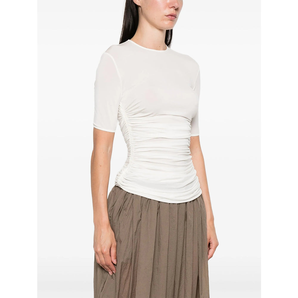 Alaïa White Tops - T-Shirts & Jerseys Women ALAIA
