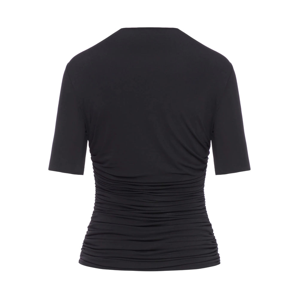 Alaïa Black Tops - T-Shirts & Jerseys Women ALAIA