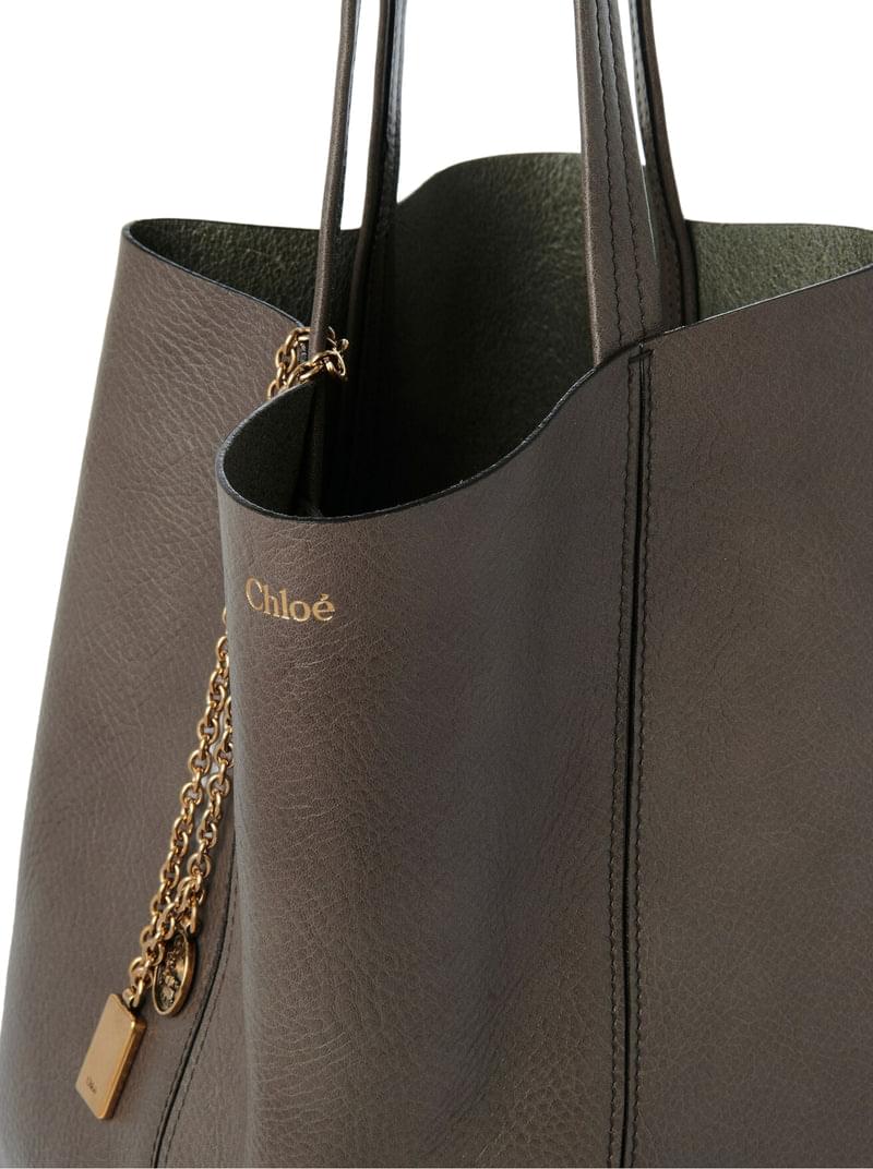 Chloe` Women Chloé Spin Tote Bag In Granate Leather CHLOE