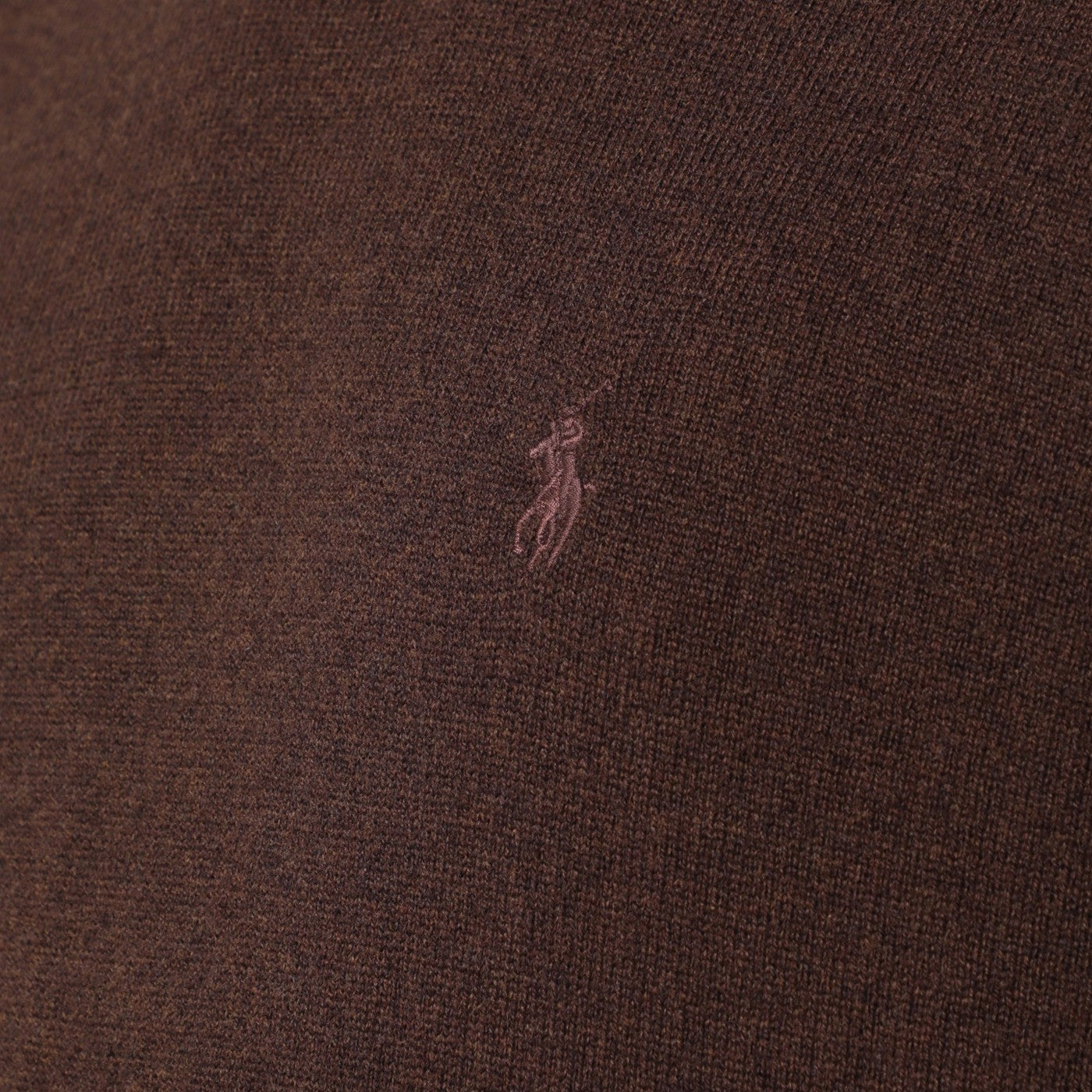 Polo Ralph Lauren Brown Wool Sweater Men Polo Ralph Lauren