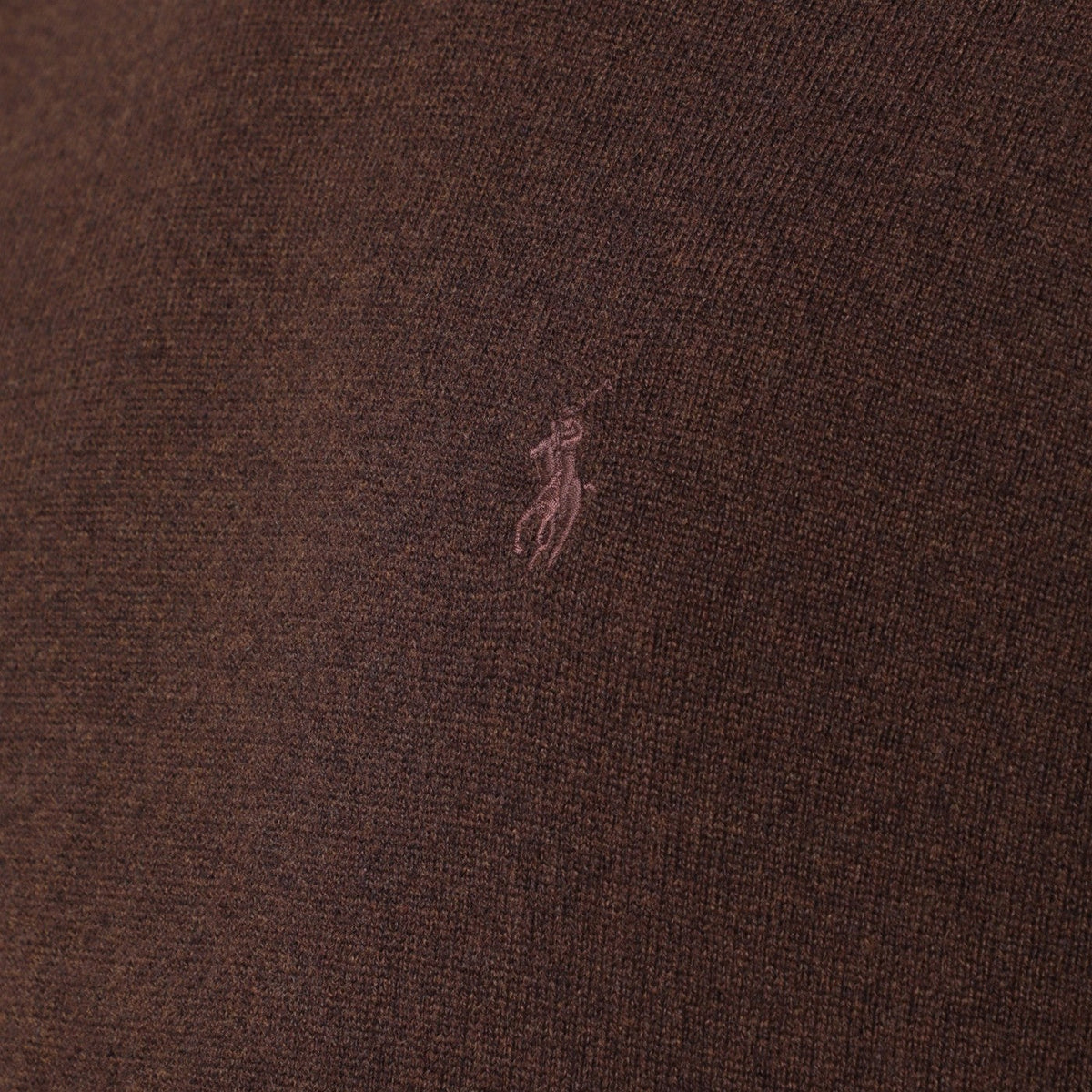 Polo Ralph Lauren Brown Wool Sweater Men Polo Ralph Lauren