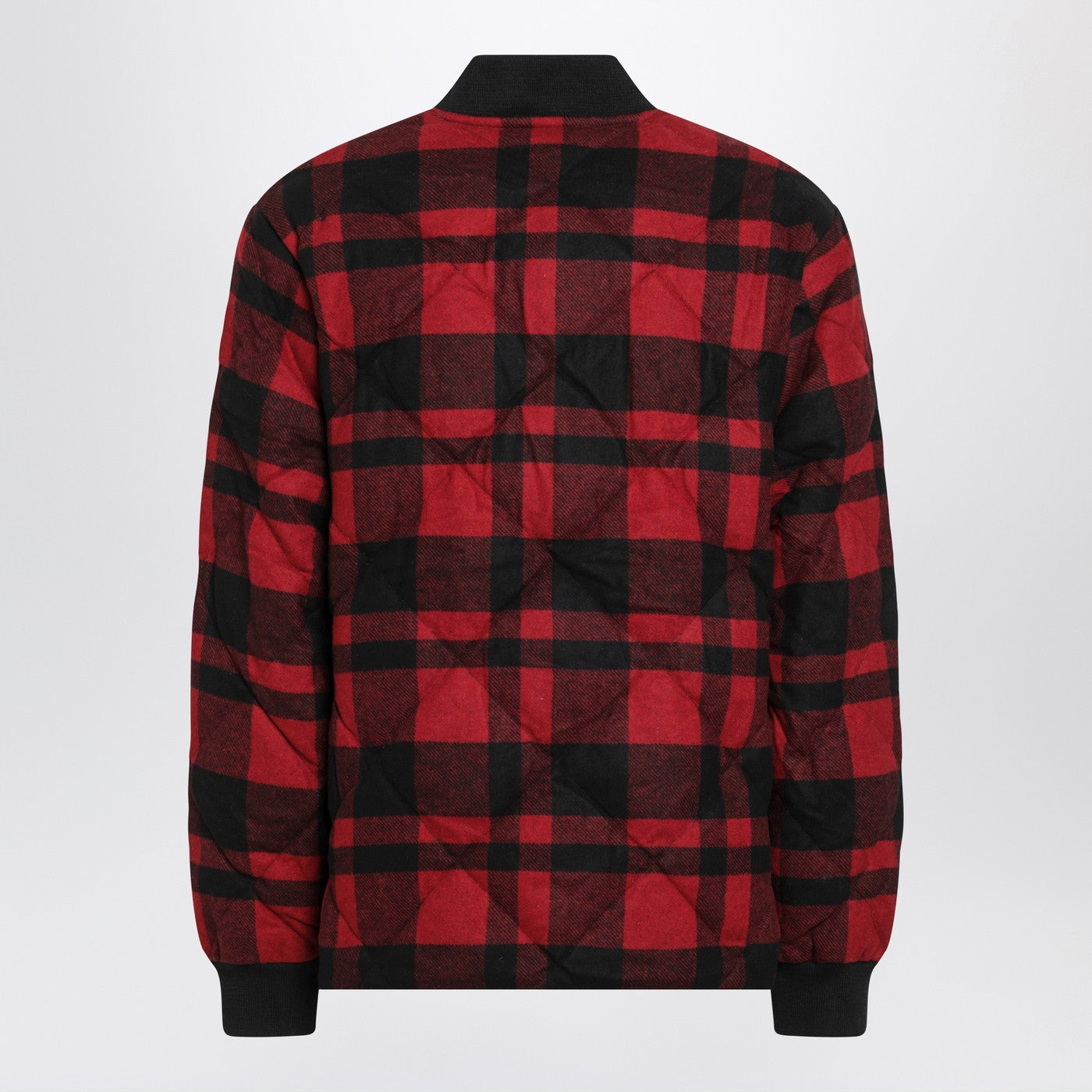 Polo Ralph Lauren Red And Black Quilted Check Bomber Men Polo Ralph Lauren