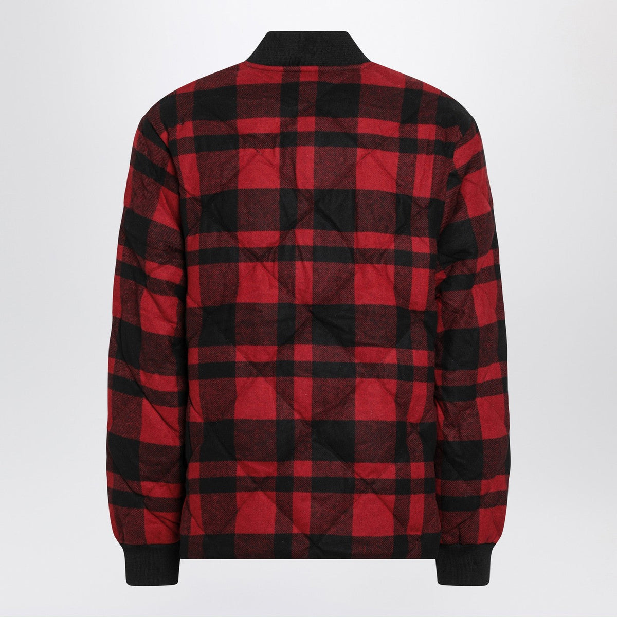 Polo Ralph Lauren Red And Black Quilted Check Bomber Men Polo Ralph Lauren