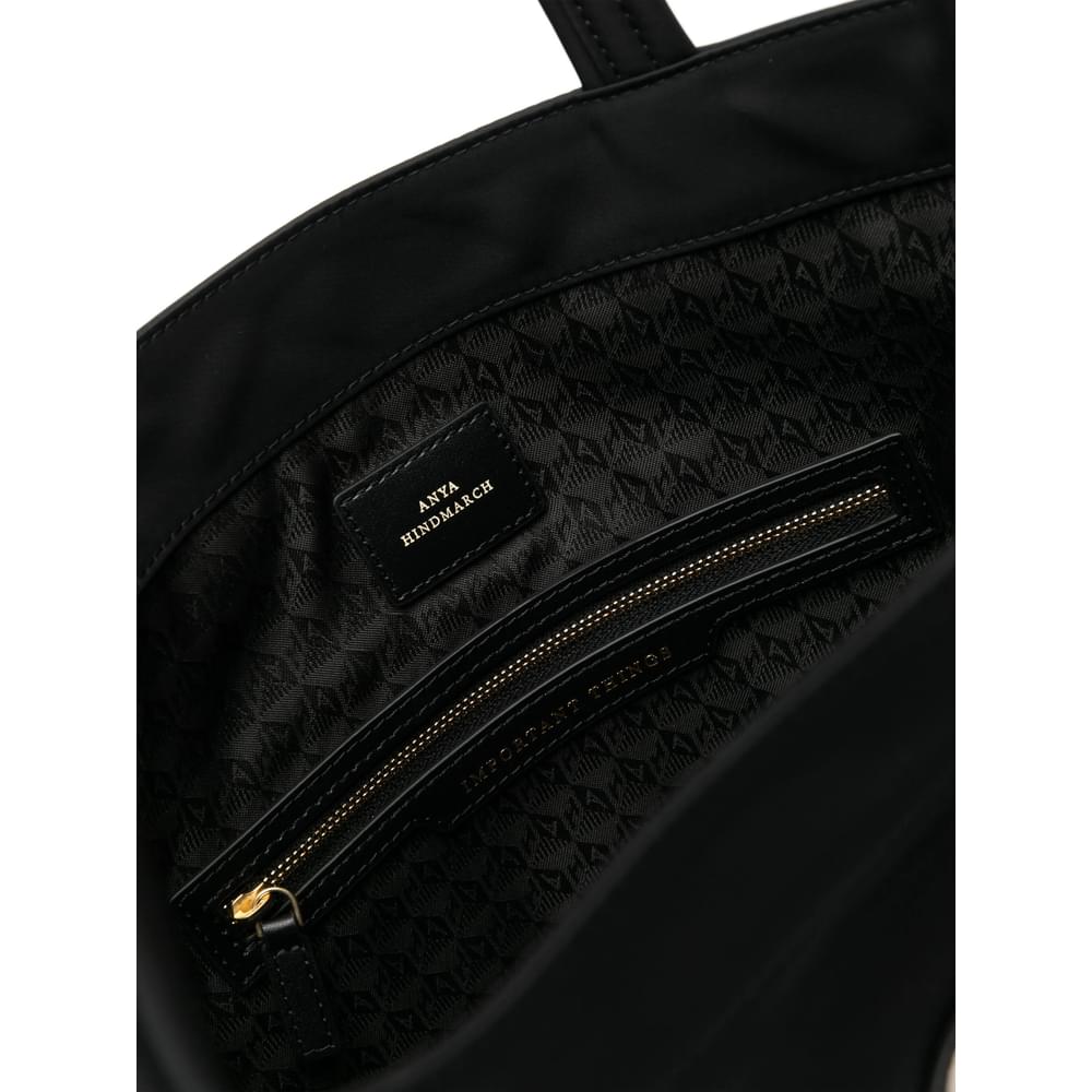 Anya Hindmarch Black Tote Bags Women ANYA HINDMARCH