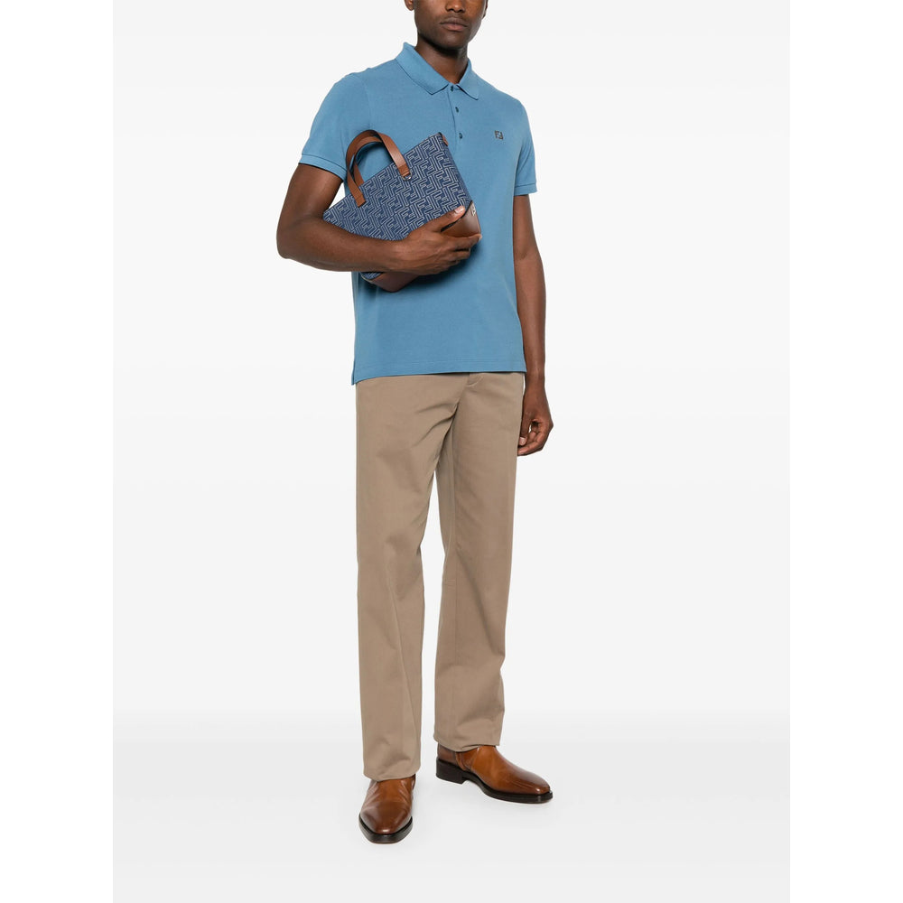 Fendi Blue Tote Bags Men FENDI