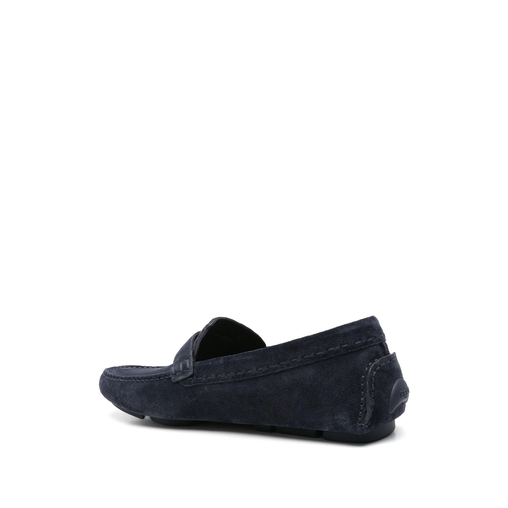 Fendi Blue Loafers Men FENDI