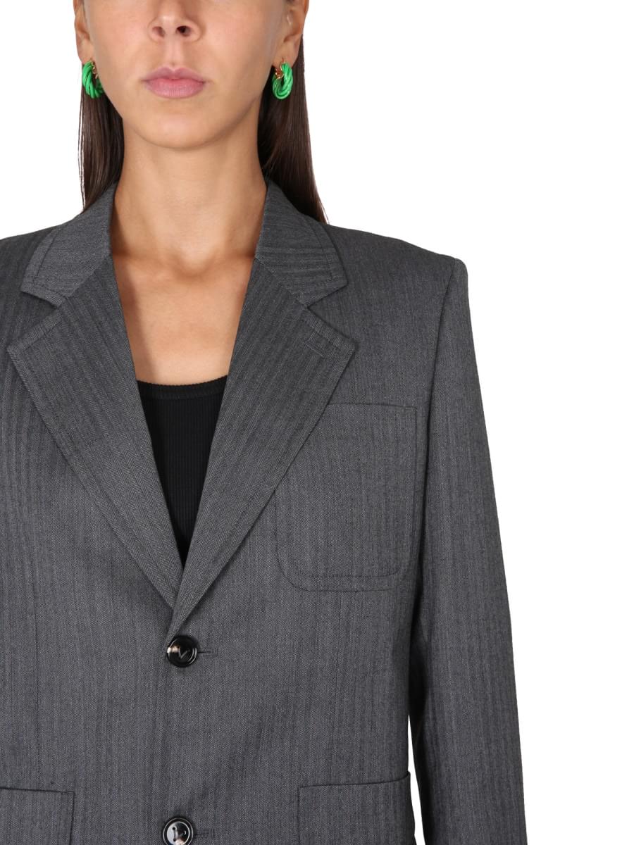 Bottega Veneta Women Chevron Pattern Jacket BOTTEGA VENETA