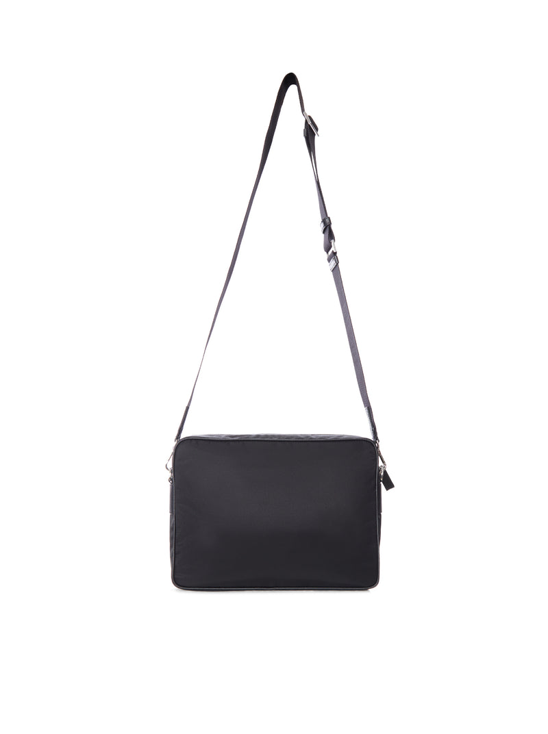Prada Men Re-Nylon And Leather Shoulder Bag PRADA
