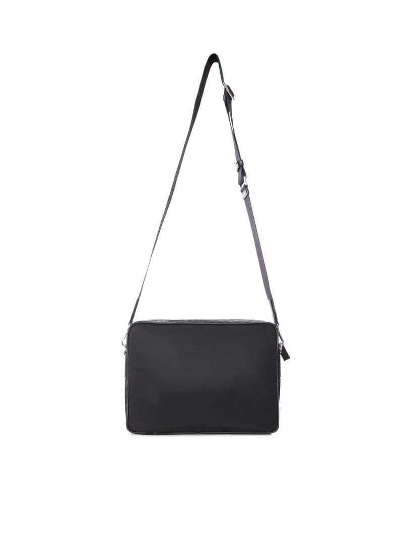 Prada Men Re-Nylon And Leather Shoulder Bag PRADA