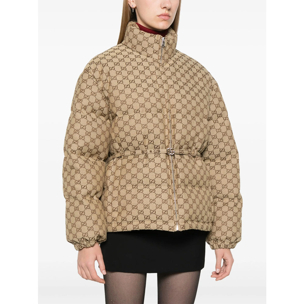 Gucci Neutrals Jackets - Puffer Jackets Women GUCCI