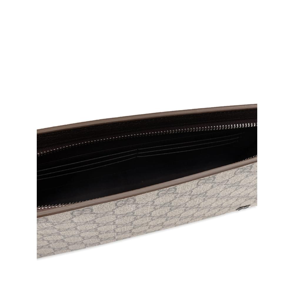 Gucci Neutrals Clutch Bags Men GUCCI