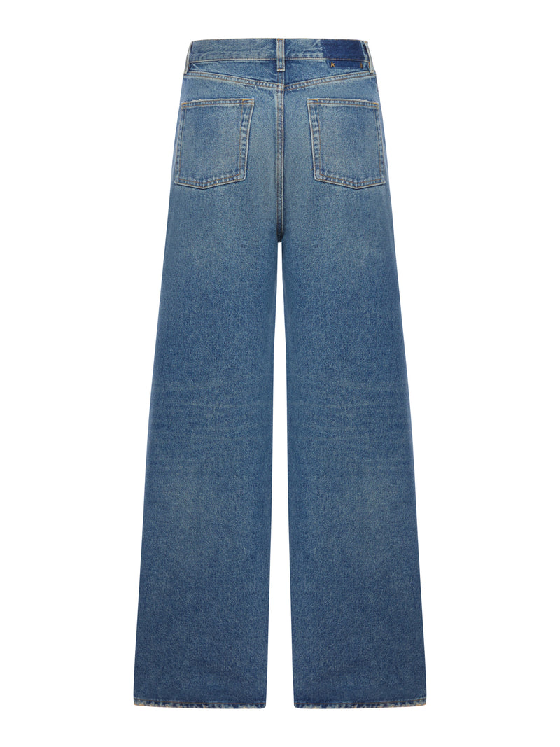 Golden Goose Deluxe Brand Women Wide Leg Five-Pocket Jeans GOLDEN GOOSE