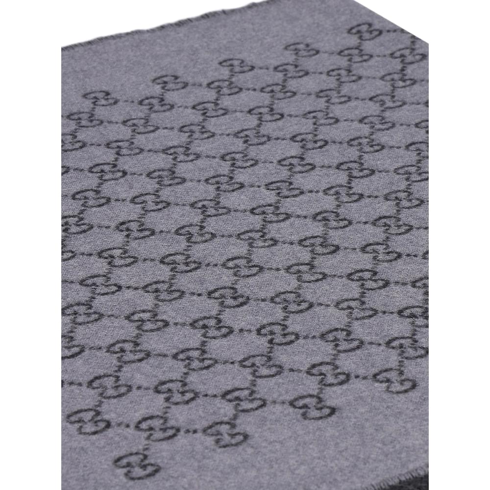 Gucci Grey Scarves Men GUCCI