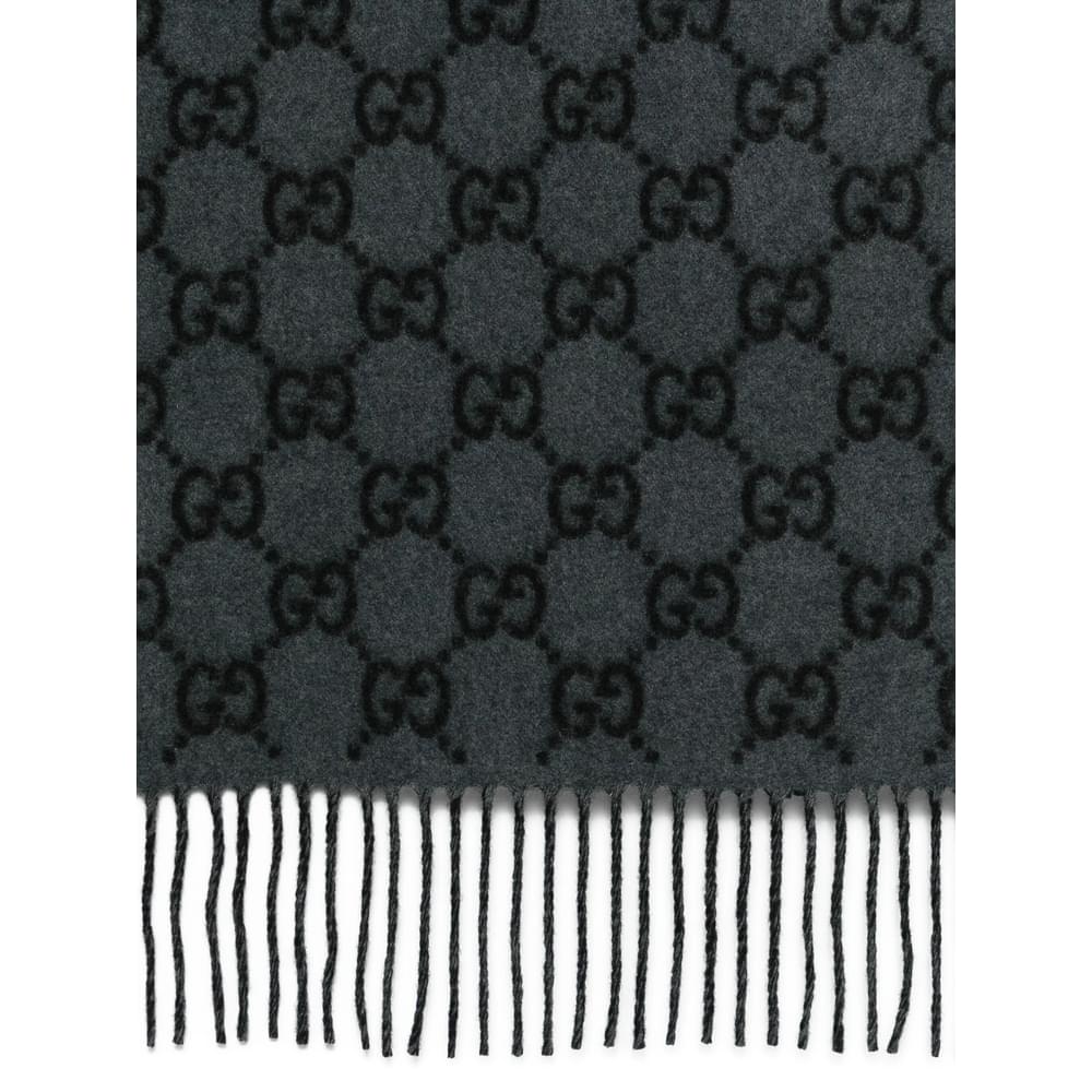 Gucci Black Scarves Men Men GUCCI